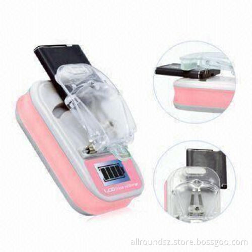Mobile Phone Charger with LCD Screen, Suitable for Nokia, Motorola, and Sony Ericsson